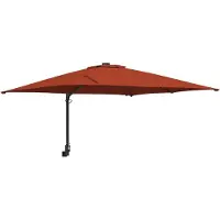 Syfax Garten-Sonnenschirm Terrakotta 248,5 x 247,5 x 160 cm