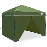 Syfax Pavillon-Zelt 243 x 243 x 251 cm Grün Stoff