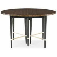 Casa Padrino Luxus Esstisch Dunkelbraun / Schwarz 122-182 cm - Ausziehbar