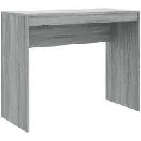 Syfax Schreibtisch Grau Sonoma 90x40x72 cm Holzwerkstoff