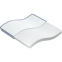 Syfax Memory-Schaum-Matratze 200x200x17 cm Weich Weiß