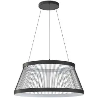 Zuma Line ZUMALINE Hängeleuchte 14x E14 schwarz verchromt NIRA MD3523-14L-EBCN