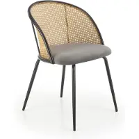 Halmar Gepolsterter Esche Stuhl K-508 einbeinig 54x57x78 cm (BxTxH)