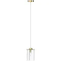 Zuma Line ZUMALINE Hängelampe 1x E14 gold NIRA MD3523-1-EGN