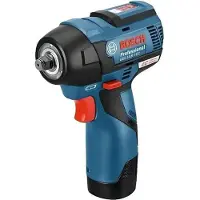 Bosch Schlagschrauber Professional GDS 12V-115, 115 Nm, 2 Ah, 2600 U/min, Bürstenloser Motor, Kompaktes Design