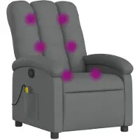 Sonstiges Massagesessel Dunkelgrau Stoff