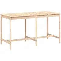 Syfax Gartentisch 203,5x90x110 cm Massivholz Kiefer