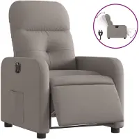 Syfax Relaxsessel Elektrisch Taupe Stoff