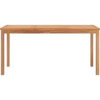Syfax Garten-Esstisch 160x80x77 cm Massivholz Teak