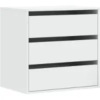 Syfax Kommode Weiß 60x41x58 cm Holzwerkstoff