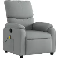 Syfax dkd-home-decor Massagesessel Stoff Hellgrau 75 x 99 x 99 cm