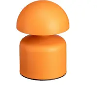 Luxus Europe - Tischlampe Touch Vicky Orange - Kabellose LED-Tischlampe für den Innenbereich – USB-C wiederaufladbar