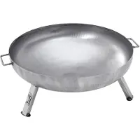 The Favilla Feuerschale 64,5 cm Stahl, 9 kg tragbar, Feuerstelle Garten, Terrasse & Camping