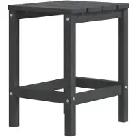 Syfax Garten Adirondack-Tisch Anthrazit 38x38x46 cm HDPE