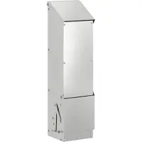 Syfax Hühnerfütterer Silber 13 x 12 x 51 cm Verzinkter Stahl