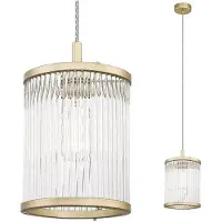 Zuma Line SERGIO Pendelleuchte matt gold E14 max 60W IP20 Zuma line