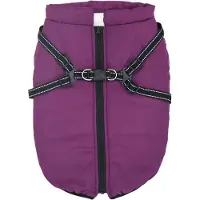 vidaXL Hundemantel Lila L44 Fleece und Polyester