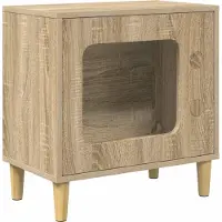 Syfax Katzenhaus Sonoma-Eiche 51 x 30 x 52 cm Holzwerkstoff