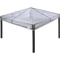 Syfax Ersatzbezug für Pavillon 300 x 300 x 26 cm Transparent PVC