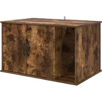 Syfax Katzenhaus Räuchereiche 85 x 55 x 50,5 cm Holzwerkstoff