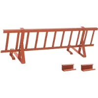 Syfax Schneefanggitter Rot 800 x 29,5 x 34,5 cm Stahl