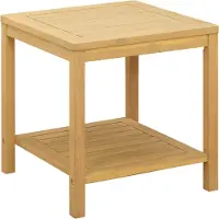 Syfax Beistelltisch Öl-Natur 45 x 45 x 45 cm Massivholz Akazie