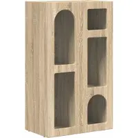 Syfax Sideboard Sonoma-Eiche 59 x 35 x 100,5 cm Holzwerkstoff