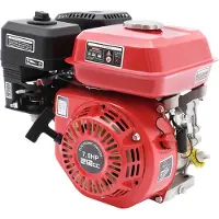 StarTech.com 4-Takt Benzinmotor - 212 cm³ OHV - 7,5 PS 4 kW - Seilzugstart - Einzylinder - 3600 U/min - 20 mm Ausgangswelle - Schwarz