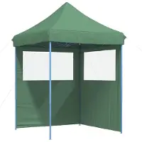 Syfax Partyzelt 200 x 200 x 306 cm Grün Oxford-Stoff
