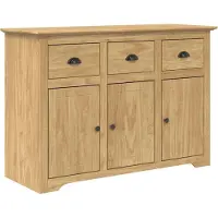Syfax Sideboard BODO Honigbraun 115,5 x 44 x 80 cm Holzwerkstoff