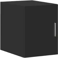 Syfax Wandschrank Schwarz 30x42,5x40 cm Holzwerkstoff