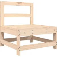 Syfax Garten-Mittelsofa Massivholz Kiefer