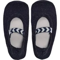 Hummel Gym Shoe Kinder Indoor Turnschläppchen dunkelblau/glitzer 204865-1009, Schuhgröße:32 EU