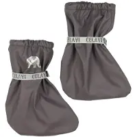 CeLaVi Überschuhe m. Fleece - PU - Grau - - 1-2 Jahre (80-92) - Überschuhe