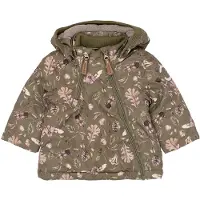 Mikk-Line - Polyester Baby Jacket AOP - Winterjacke Gr 98 braun