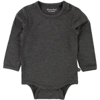 Minymo Body LS dark grey melange (121) 50