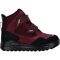 Ecco Klettstiefel "Urban Snowboarder", Jungen, Gr. 29, Warmfutter, schwarz (schwarz, rot), Leder, Textil, Schuhe Klettstiefel, Winterboots, Winterstiefel, Kinderstiefel mit waterproof-Ausstattung