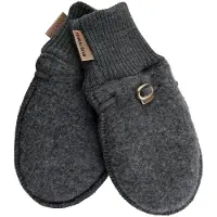 Mikk-Line Fäustlinge Merinowolle, Anthracite Melange, 50-56