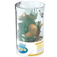 Papo Mini Plus Wildtiere Set 1 (Kunststoffbehälter, 6 Stück), Sammelfigur, Film & TV-Serien, 680 g