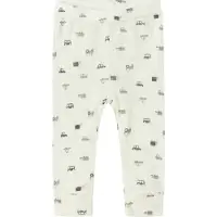 Name it Leggings - Wolle - Rib - Noos - NbmWang - Snow White/Sma - - 50 - Leggings - Wolle