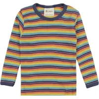 Engel - Kinder Unterhemd L/S - Merinounterwäsche Gr 92 bunt