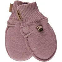 Mikk-Line - Kid's Wool Mittens - Handschuhe Gr 50/56 rosa/braun