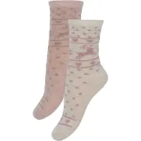 Minymo Socken - 2er-Pack - Brüniert Lilac - - 27/30 - Socken