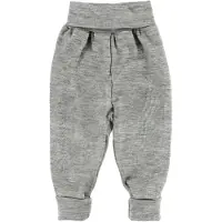 Engel - Baby Hose mit Nabelbund - Merinounterwäsche Gr 50/56 grau