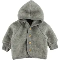 Engel Cardigan - Wolle - Graumeliert - - 98/104 - Cardigans