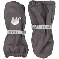 CeLaVi Fäustlinge m. Fleece - PU - Grau - - 4-6 Jahre (104-116) - Handschuhe/Fäustlinge