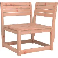 Syfax Garten-Ecksofa 73x73x78 cm Massivholz Douglasie