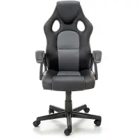 Halmar Gamingstuhl Berkel - schwarz / grau