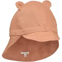 Liewood - Kid's Gorm Linen Sun Hat with Ears - Cap Gr 45-48 cm - 6-9 Months orange