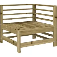 Sonstiges Garten-Ecksofa Imprägniertes Kiefernholz